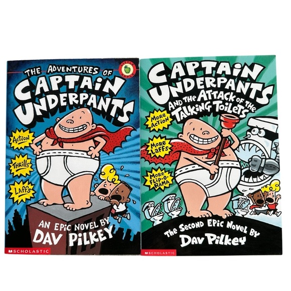 Captain Thunderpants Children’s Novel Book Set. #1-5 - Picture 2 of 6